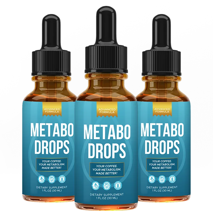 Metabo Drops — Patent-Pending Liquid Metabolism Formula, One Tasteless Drop Per Serving